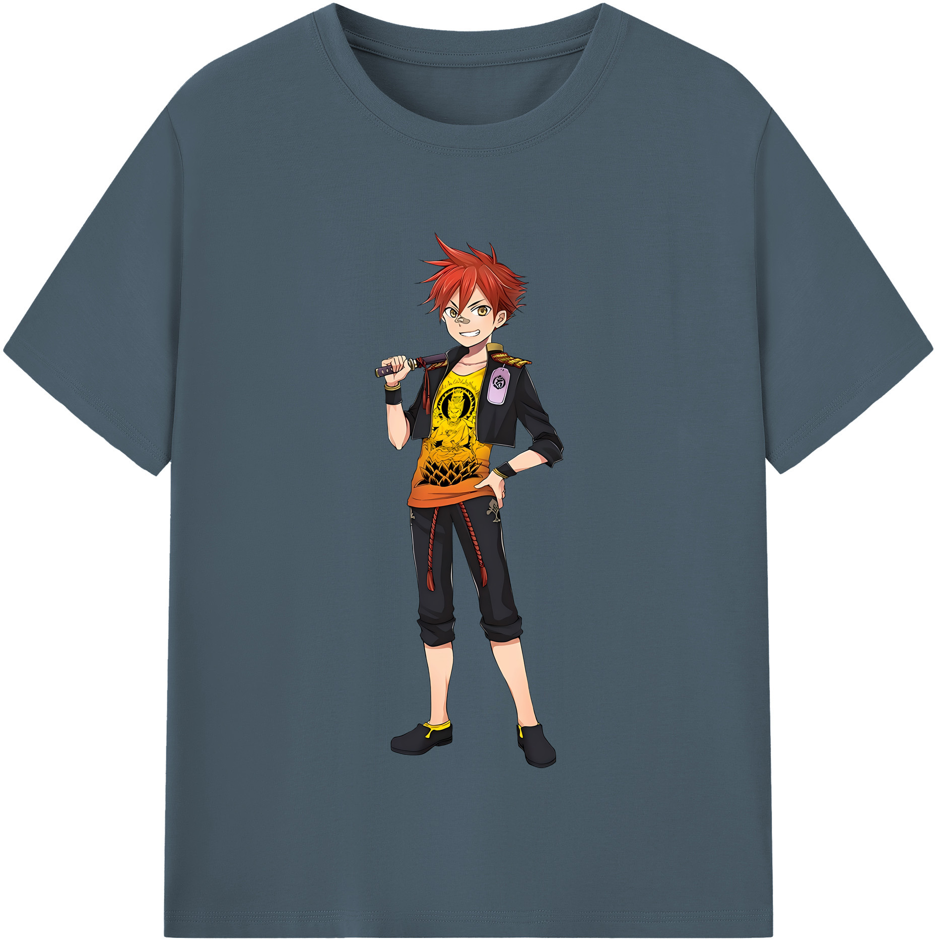 （画像用） 刀剣乱舞 Touken Ranbu 綿100％半袖Tシャツ（フロントプリント）